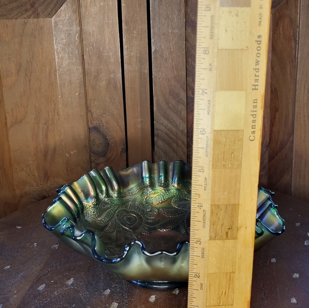 Antique Fenton Glass bowl - Picture 10 of 13